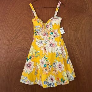 NWT Charlotte Russe Flowered Dress